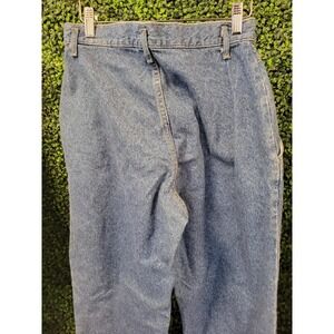 vtg 90s LEE BAREBACK JEANS Size 12 // blue denim medium wash poket-less back